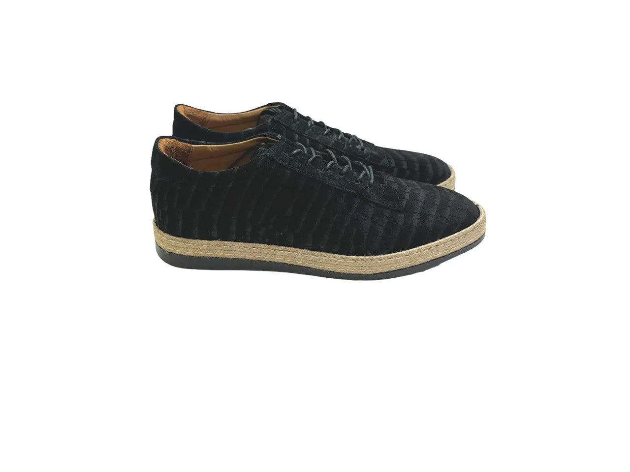 Pelle Line - Monaco Crocco Print Sport- Black