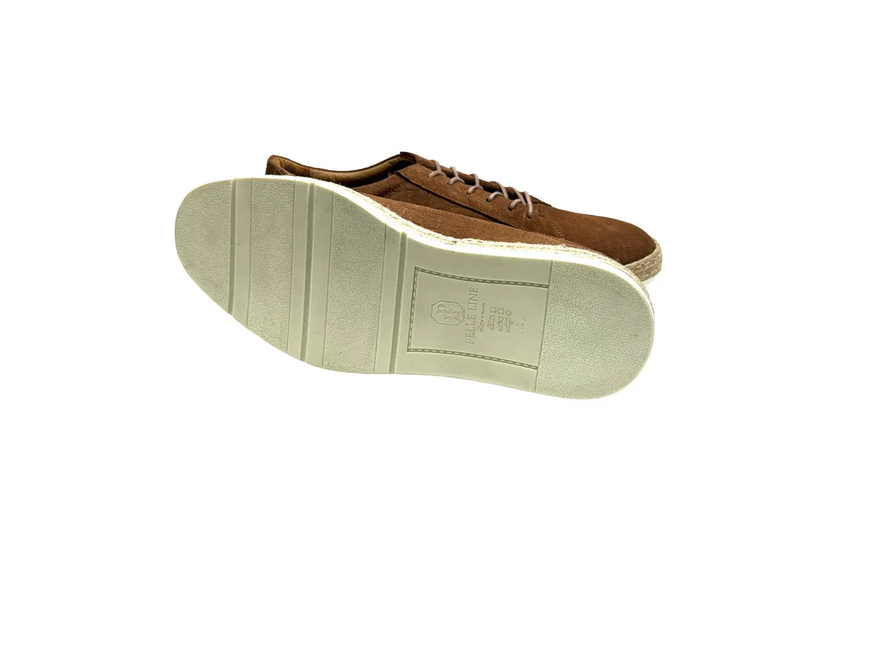Pelle Line - Monaco Crocco Print Sport- Tan Suede