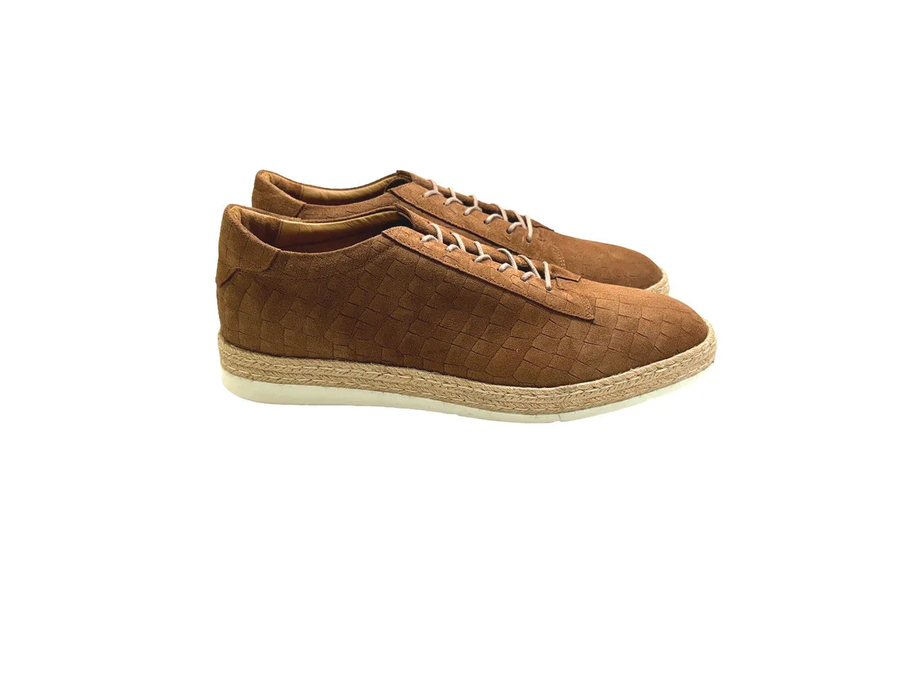 Pelle Line - Monaco Crocco Print Sport- Tan Suede