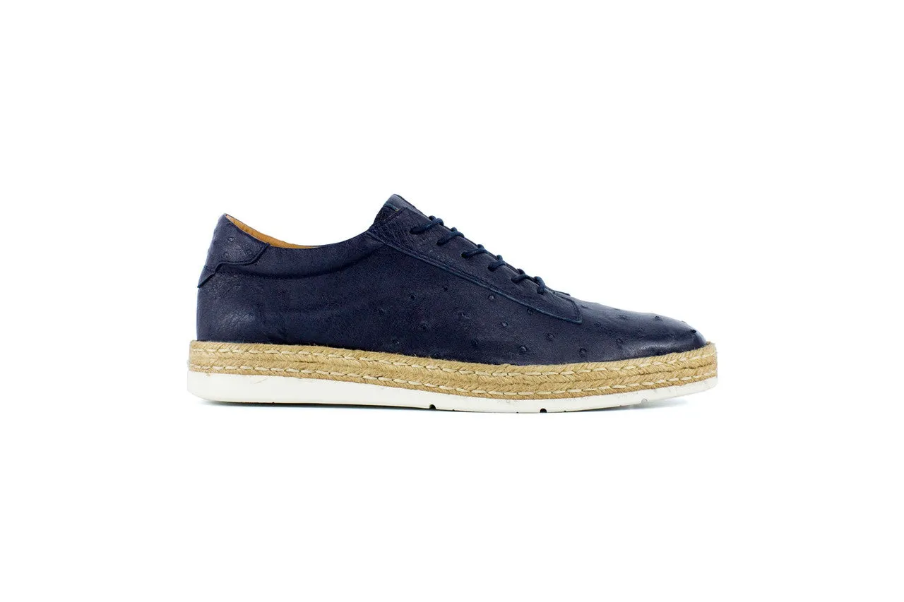 Pelle Line - Monaco Full Genuine Ostrich- Navy