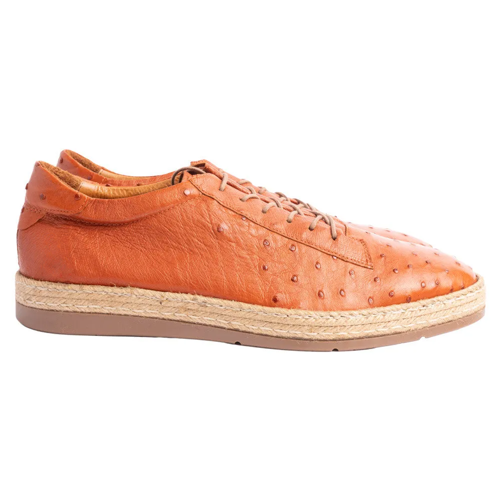 Pelle Line - Monaco Full Genuine Ostrich- Tabacco