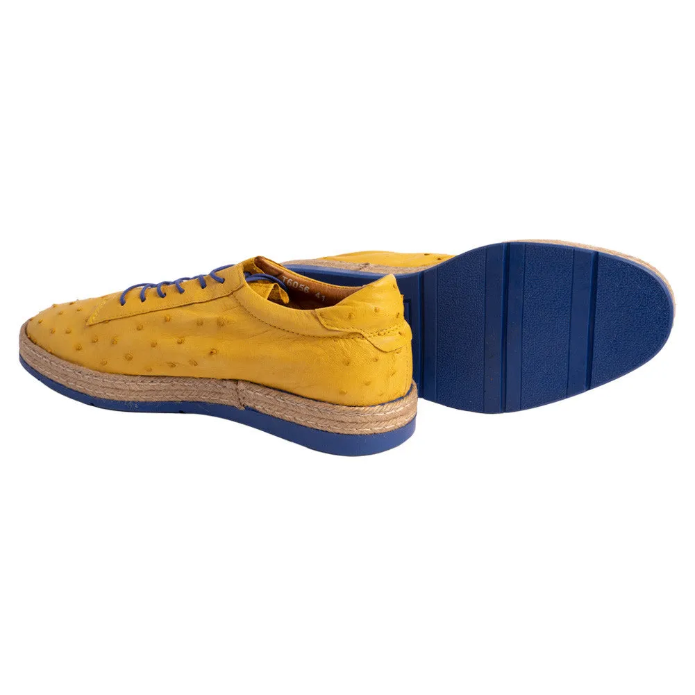 Pelle Line - Monaco Full Genuine Ostrich- Yellow