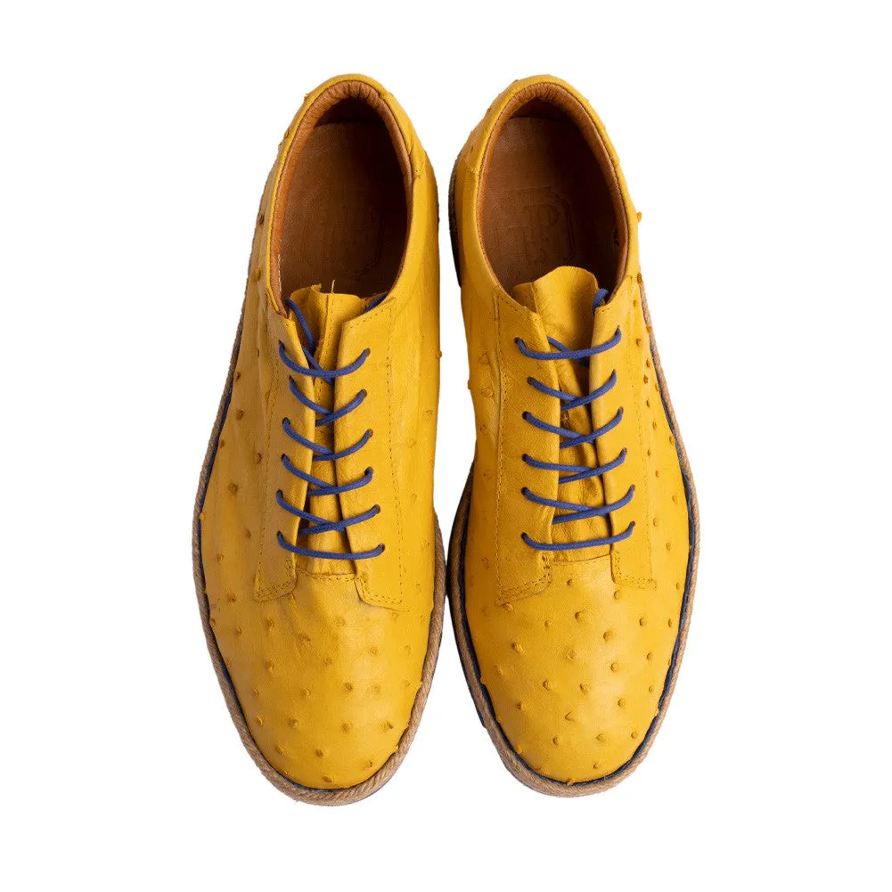 Pelle Line - Monaco Full Genuine Ostrich- Yellow