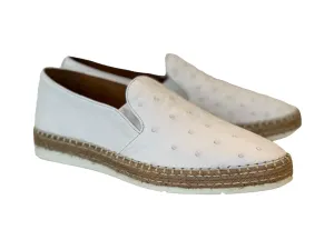 Pelle Line - San Remo Full Genuine Ostrich- White