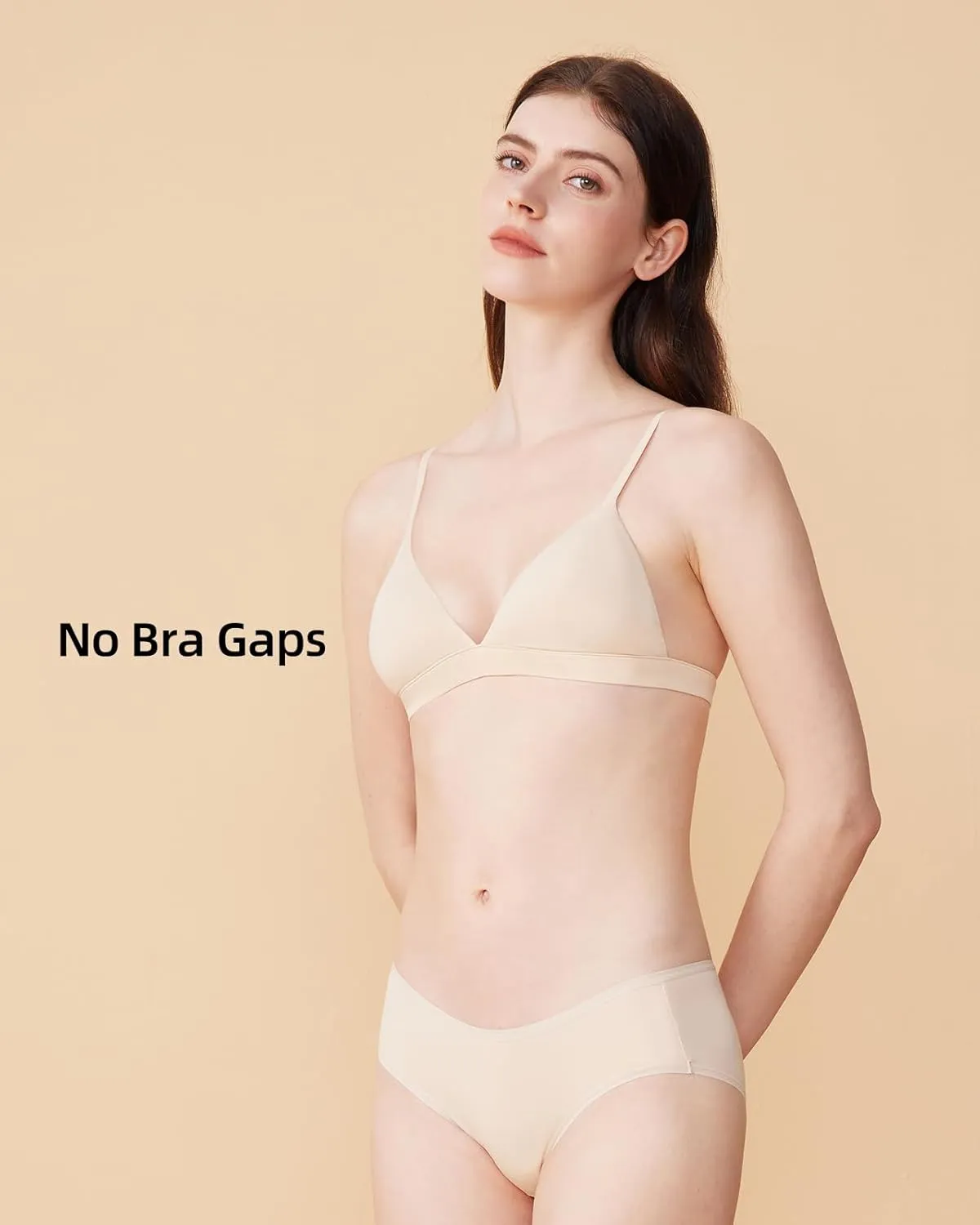Pima Cotton Modal Bra for Small Chest-Wireless Comfort Bra AA/A/B Cup 30-38 Band Soft Cup for Petite Women 16-40