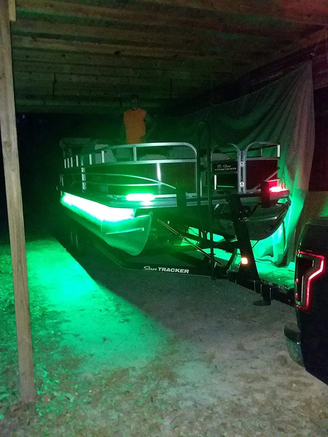 Pimp My Pontoon Multi-Color LED Light kit Color-Changing DIY Under Deck Light Strings with Remote 19ft