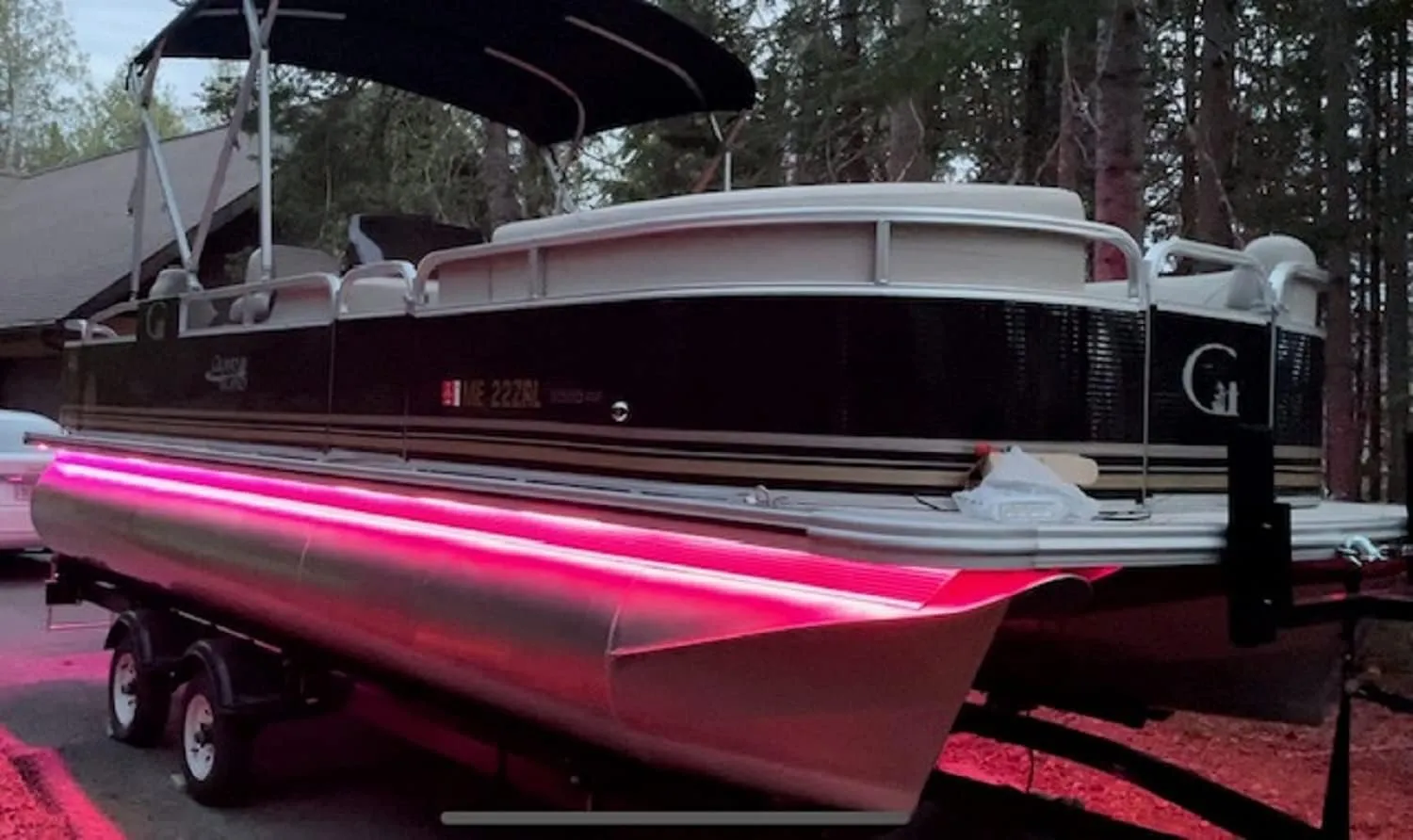 Pimp My Pontoon Multi-Color LED Light kit Color-Changing DIY Under Deck Light Strings with Remote 19ft