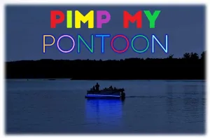 Pimp My Pontoon Multi-Color LED Light kit Color-Changing DIY Under Deck Light Strings with Remote 19ft