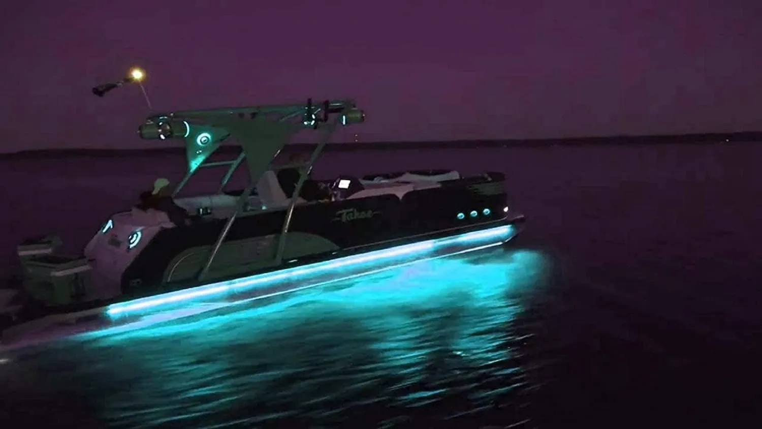 Pimp My Pontoon Multi-Color LED Light kit Color-Changing DIY Under Deck Light Strings with Remote 19ft