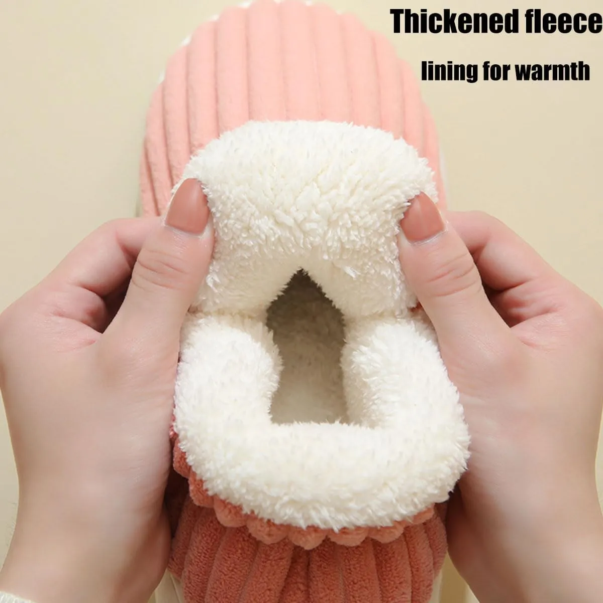 Pluffi Slipper Booties, Cozy Stylish Warm Lining Slippers For Women Men,Thick-Soled Plush Fuzzy House Cloud Slides