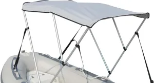 Portable Bimini Top Cover Canopy for Length 12-13 ft Inflatable Boat (3 Bow)