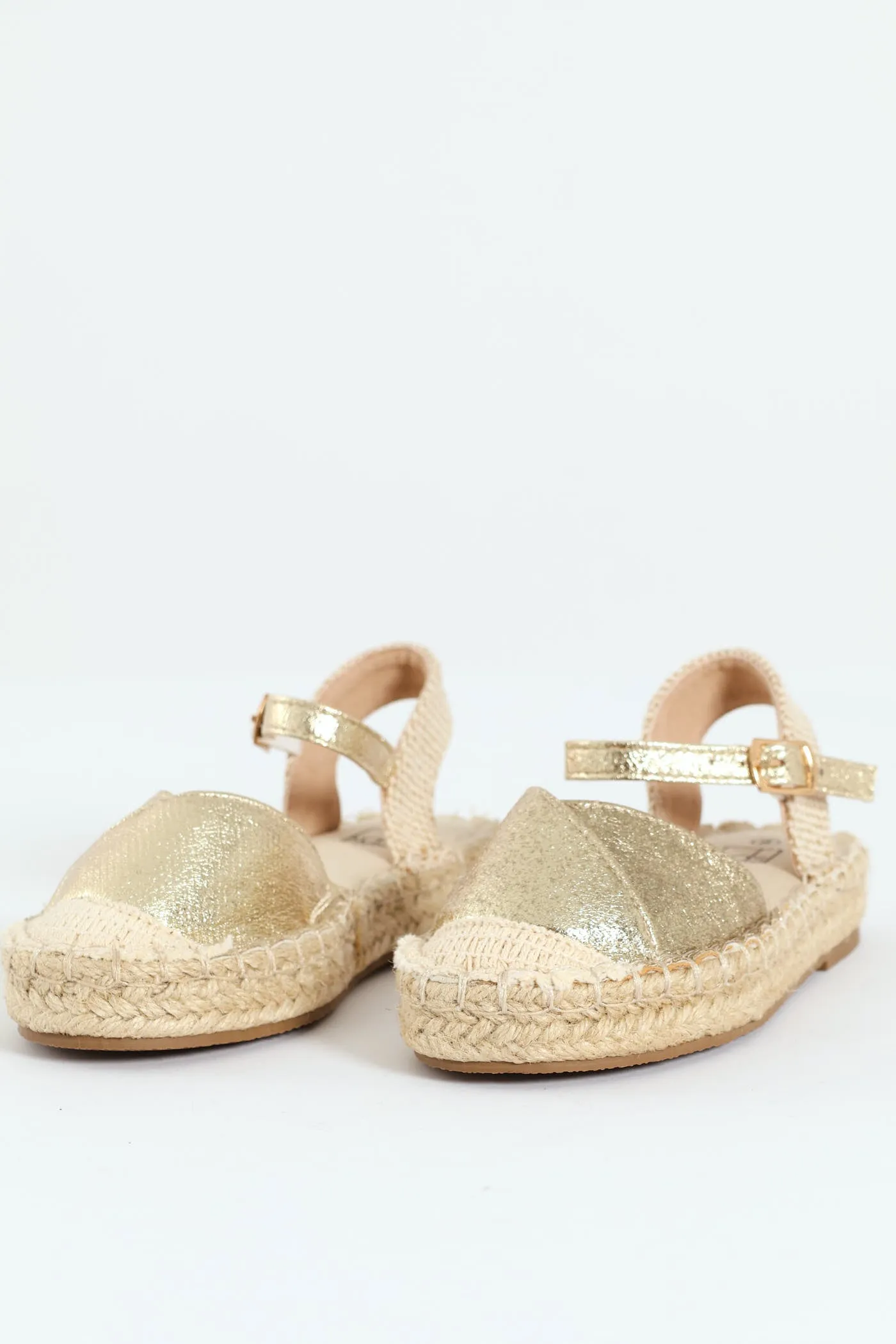 Pre-Girls Espadrille Pump - Gold