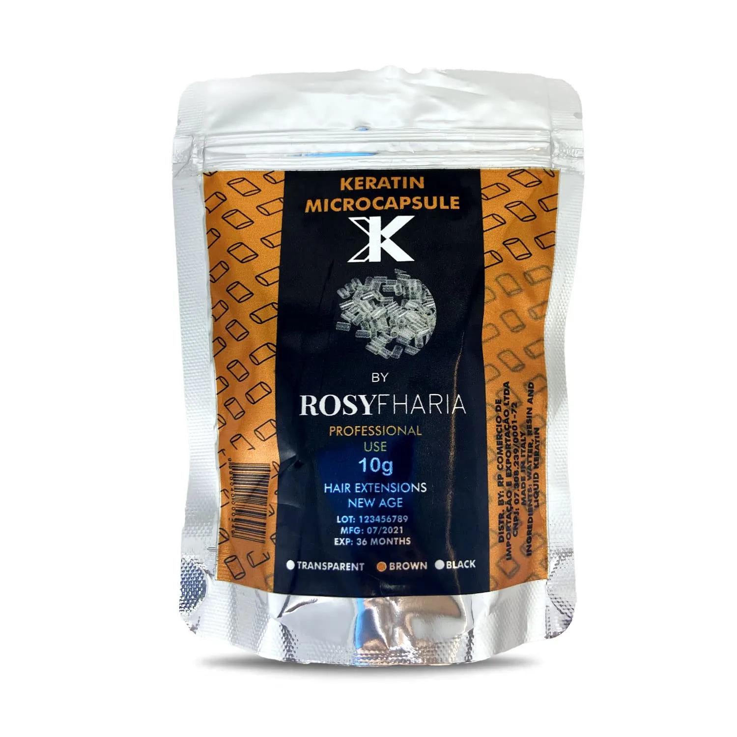 Premium Keratin microcapsules for Hair Extension | Hair Adhesive Beads for Hot Fusion Exclusive Formula by Rosy Fharia Professional use Invisible Finish Uniform Bonds Blends with Natural Hair 25g