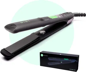 Professional Series Ultra-Smooth Cosmo Flat Iron for Thick Hair by MINT | Powerful Salon-Grade Single-Pass Ceramic Tourmaline Ionic Hair Straightener. Travel-Ready Dual Voltage