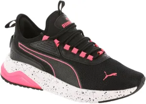 PUMA Amplifier Speckle Women's Sneaker, 7 B(M) US, Black-Yellow