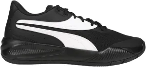 PUMA Men's Triple Low Basketball Sneaker, Black White, 8.5