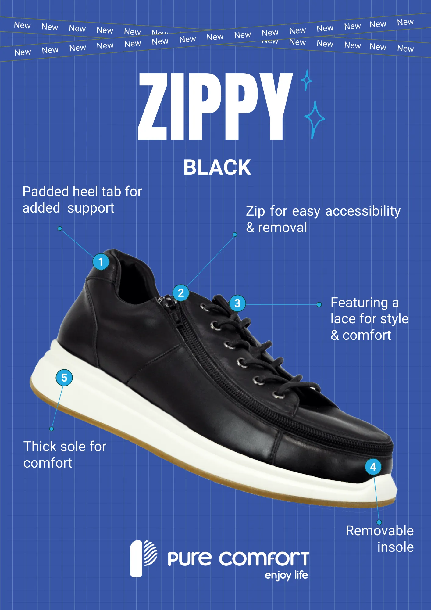 Pure Comfort Zippy Women's Sneaker