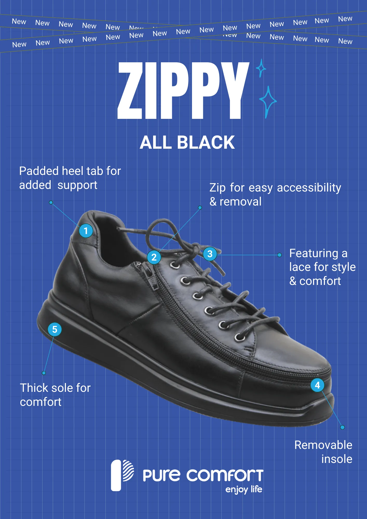 Pure Comfort Zippy Women's Sneaker