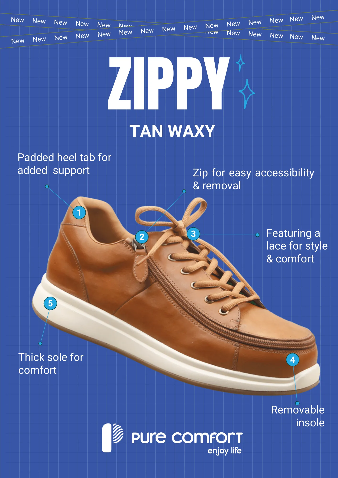 Pure Comfort Zippy Women's Sneaker