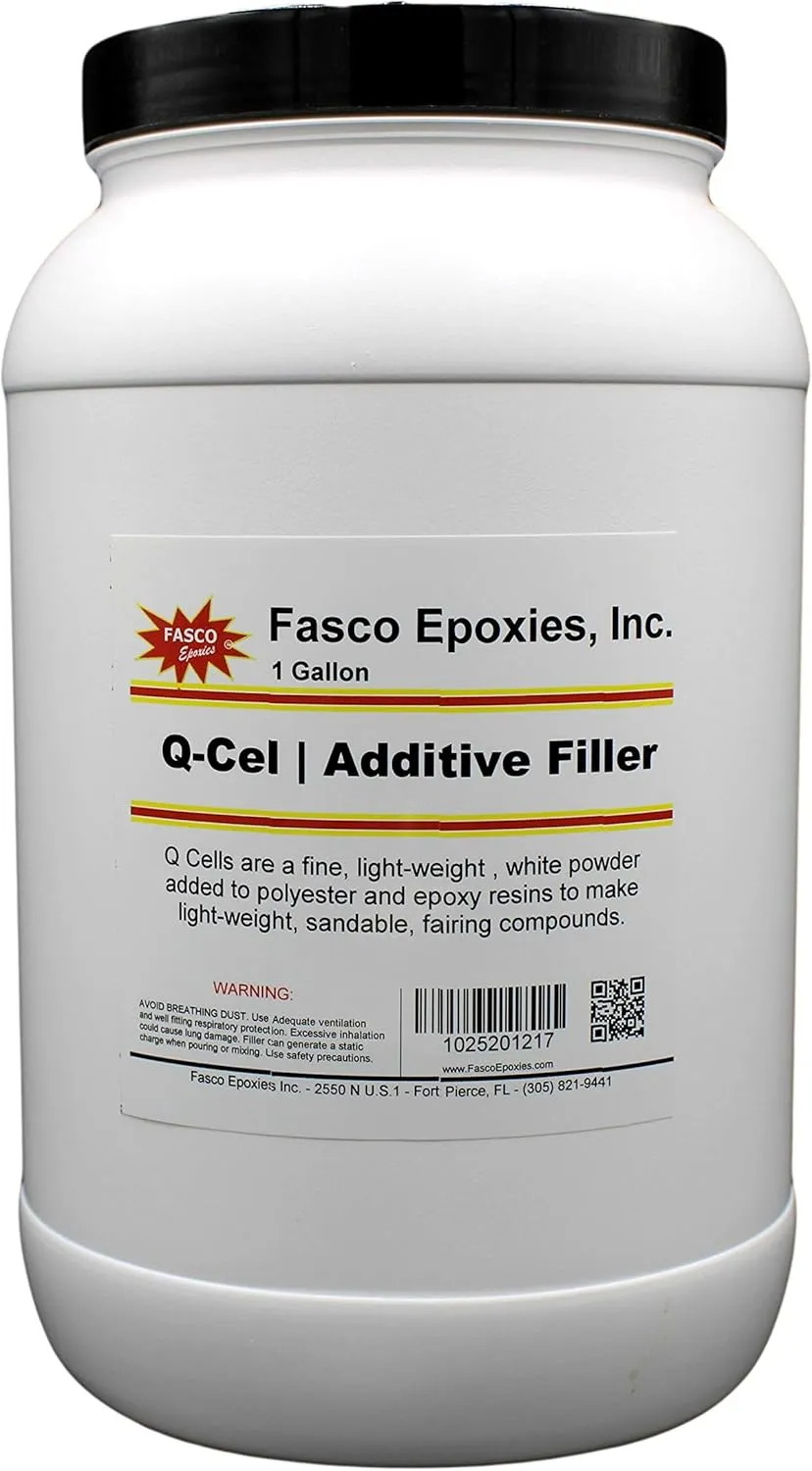 Q-Cel Filler for Boat, Fiberglass, and Surfboard Repairs - Gallon