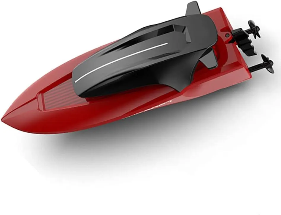 RC Mini Remote Control Boat 2.4G Rechargeable Remote Control Speed Boat Summer Water Toys Electric Airship High Speed Airship Blue White Red Boys and Girls Toy Cars Children's Gifts