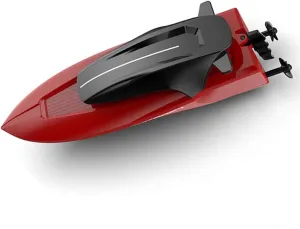 RC Mini Remote Control Boat 2.4G Rechargeable Remote Control Speed Boat Summer Water Toys Electric Airship High Speed Airship Blue White Red Boys and Girls Toy Cars Children's Gifts