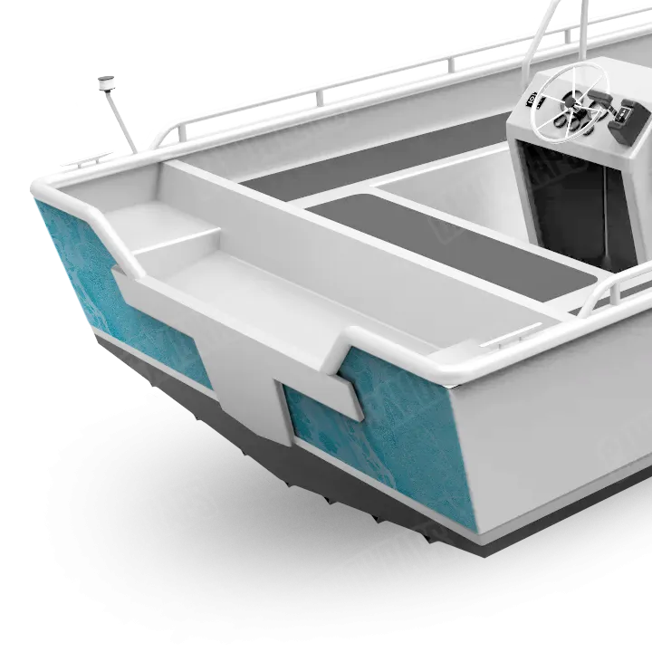 Realtree WAV3 Light Blue Fishing Boat Transom Camo Vinyl Wrap