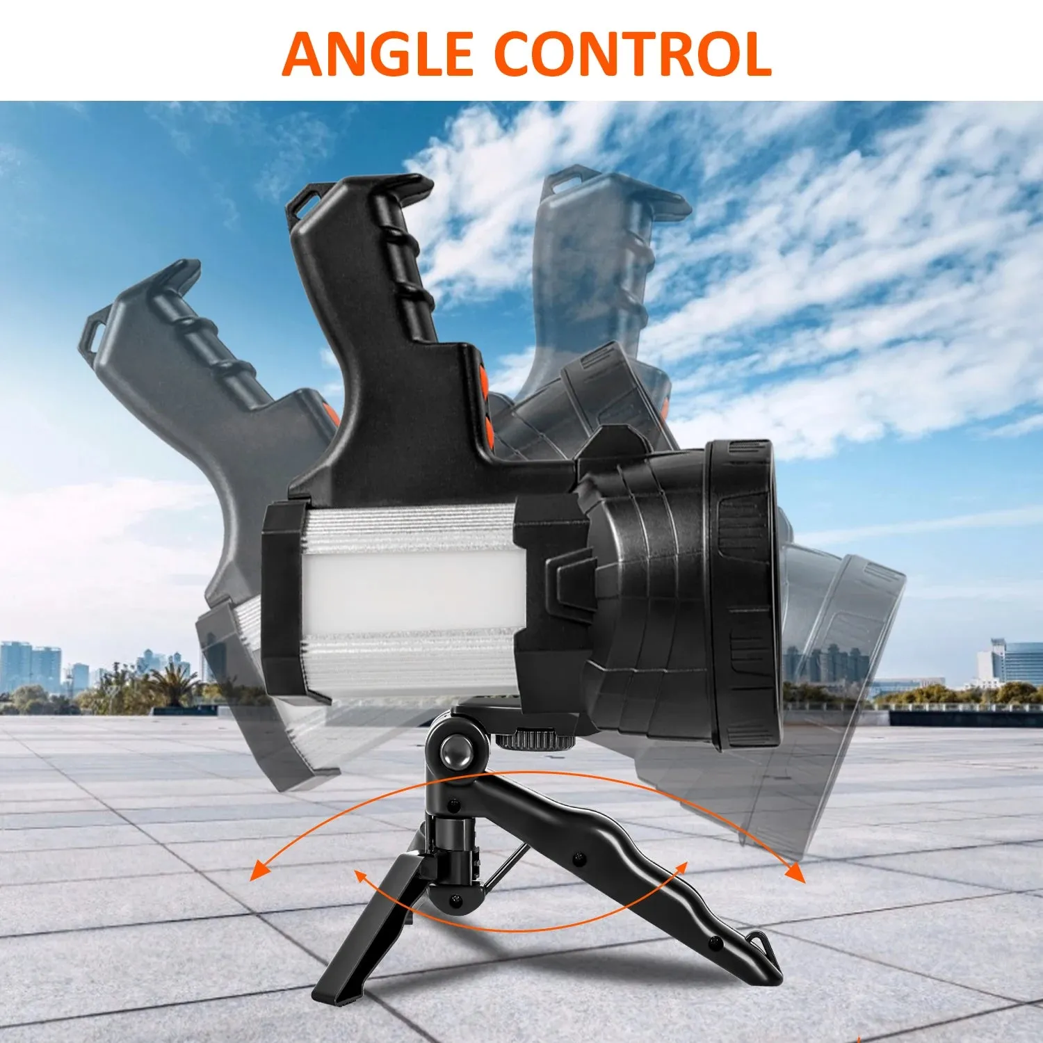 Rechargeable LED Spotlight/Flashlight