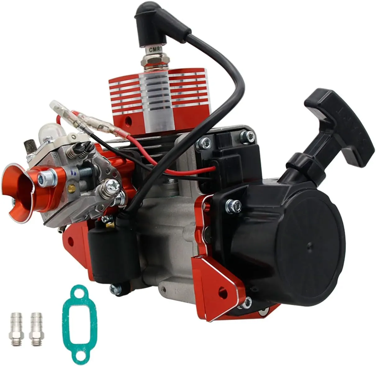 Red 29cc 2-Stroke Rc Boat Marine Motor for Racing Boats Zenoah Rcmk QJ Engines G290PUM
