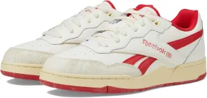 Reebok Unisex BB 4000 II Sneaker, Chalk/Weathered White/Vector Red, 8.5 US Men