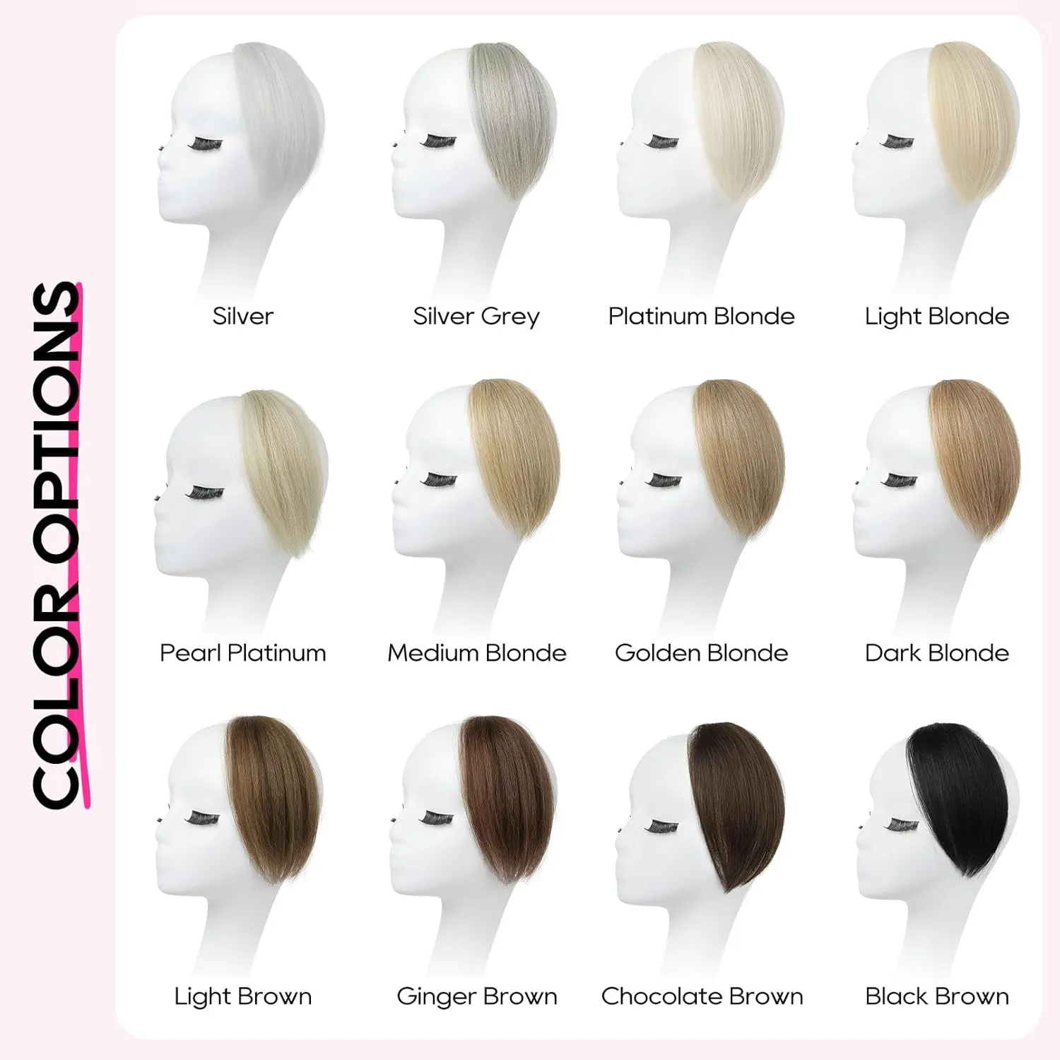 REECHO Clip in Hair Volumizer, 2PCS 8 inch Short Thick Clip in Hairpieces Adding Extra Volume Hair Extensions for Women with Thin Fine (Ash Blonde, 8 Inch(Pack of 2))