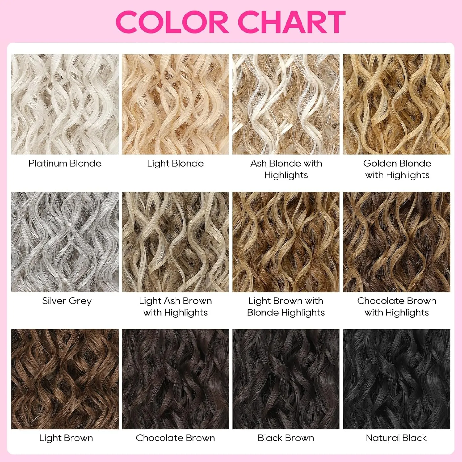REECHO Curly Hair Extensions, 4PCS 16 inch Clip in Hair Extensions Lace Weft Short Curly Extension Clip Ins Invisible Natural Hairpieces for Women, Brown with Deep Blonde Highlights