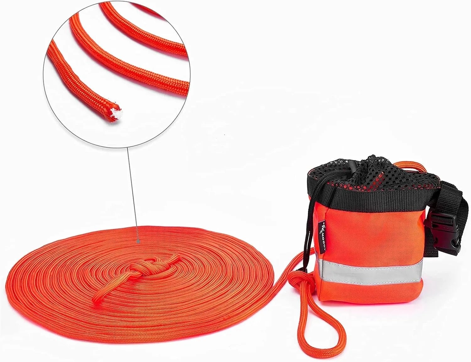Rescue Throw Bag with 50/100 Feet Floating Line,Emergency Throw Bag with Whistle Buckle for Kayaking and Rafting,Safety Equipment for Raft and Boat