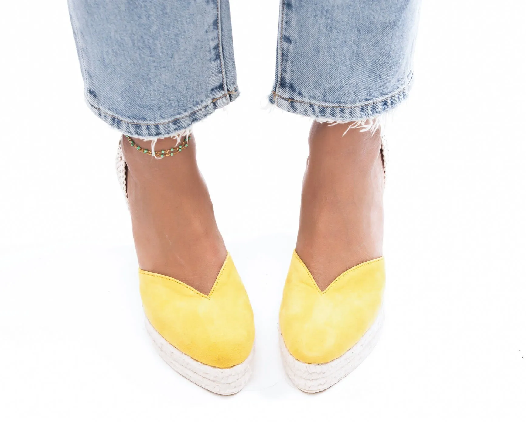 Returning customer offer H Sunny Wedge Yellow Express worldwide Hamptons - Sandals -