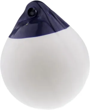 Round Boat Fender Buoy Ball 11.8x13.8inch Accessories with Eyelet Multifunctional for Lake Anti Scratch PVC Navigation Buoy