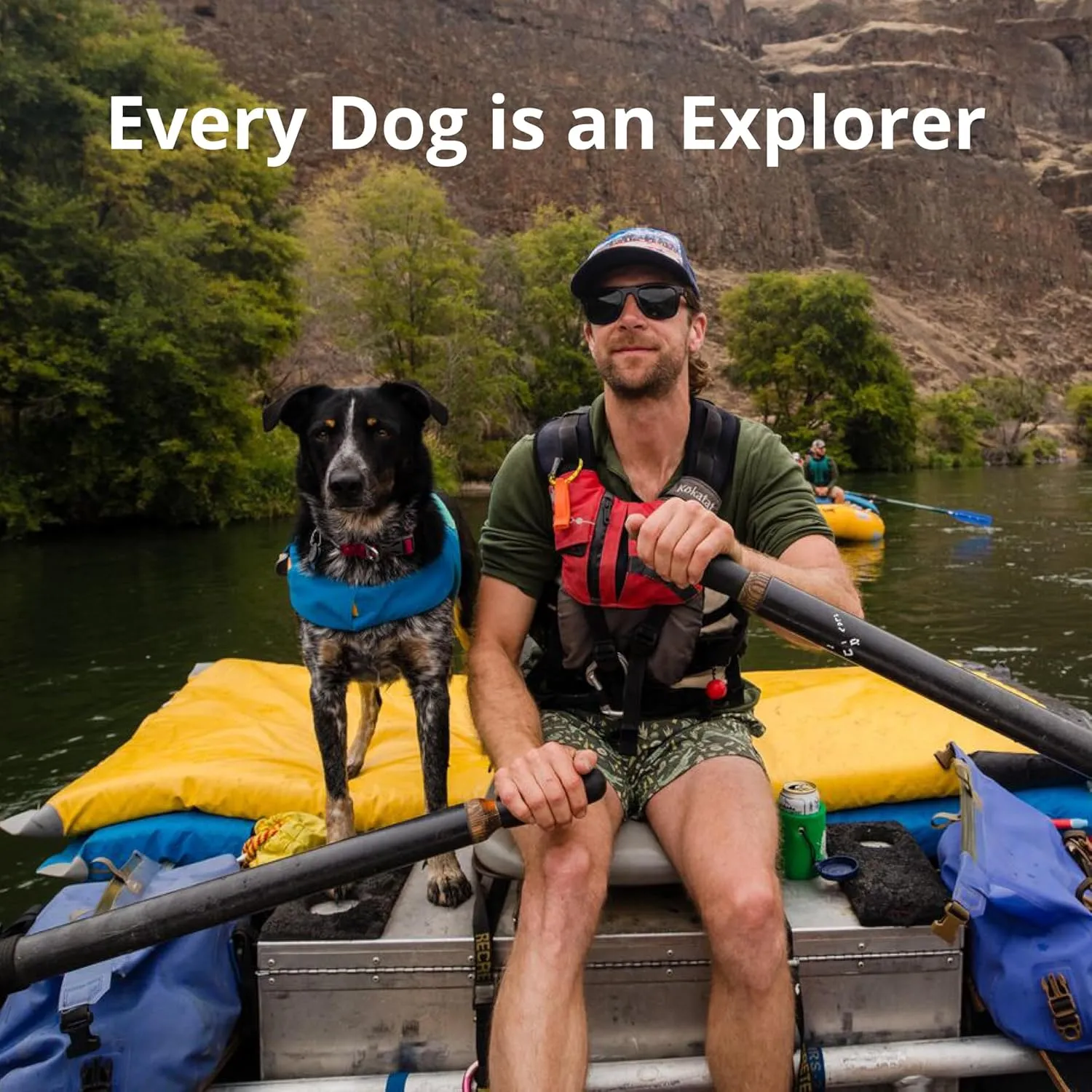 Ruffwear, Float Coat Dog Life Jacket, Premium Buoyancy Swim Vest with Lift Handle, Secure Fit & Reflective Trim, Adjustable Flotation for Swimming, Boating, & Outdoor Adventures, Wave Orange, Medium