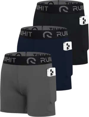 Runhit 4" Youth Girls Volleyball Shorts Spandex Girls Compression Shorts Biker Dance Kids Gymnastics Shorts with Pockets