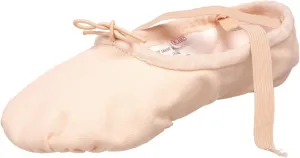 Sansha unisex-adult Pro 1 Canvas Ballet Slipper,Light Pink,10 W (8 W US Women's/6 W US Men's)