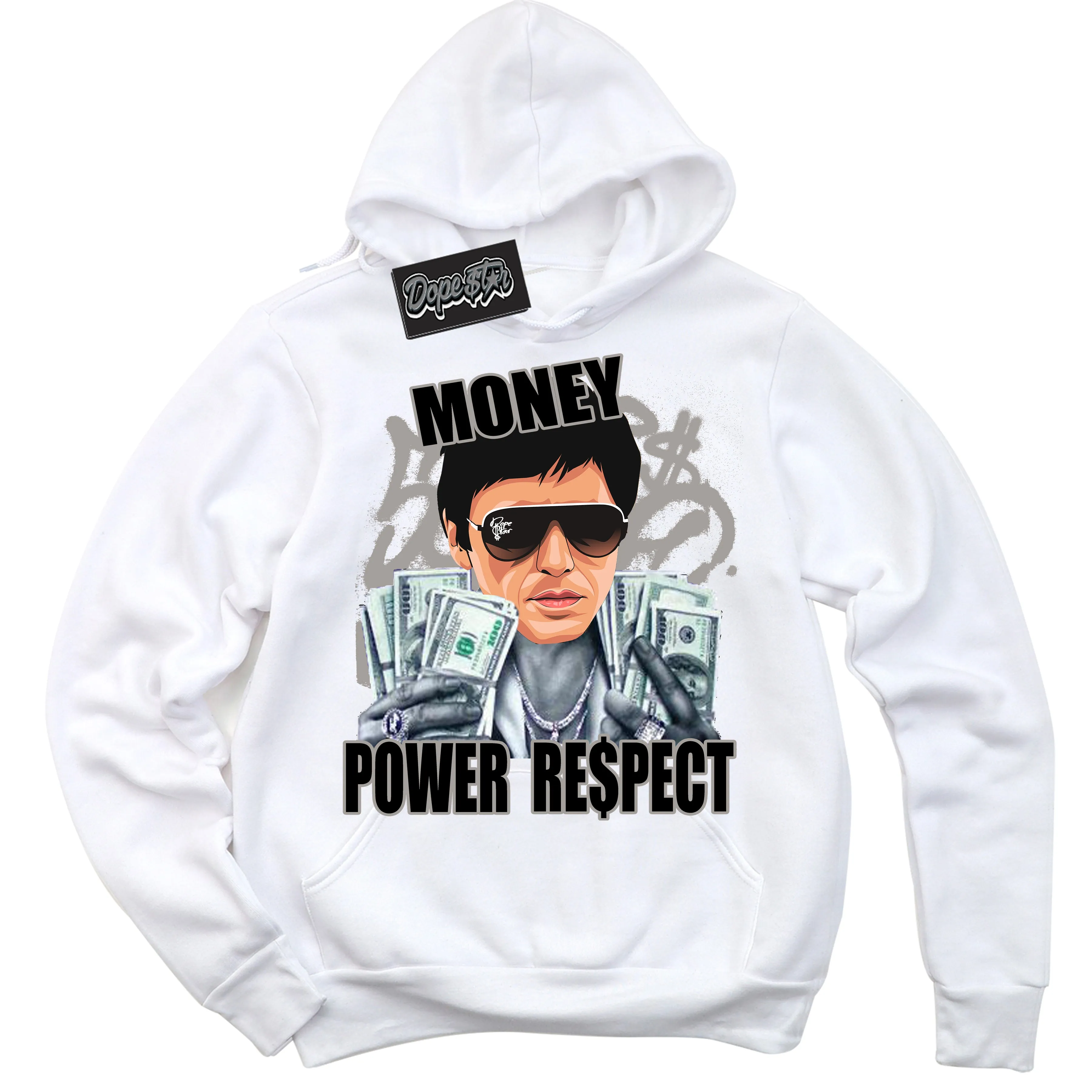 Satin Shadow 1s Sneaker Hoodie Tony Montana Graphic