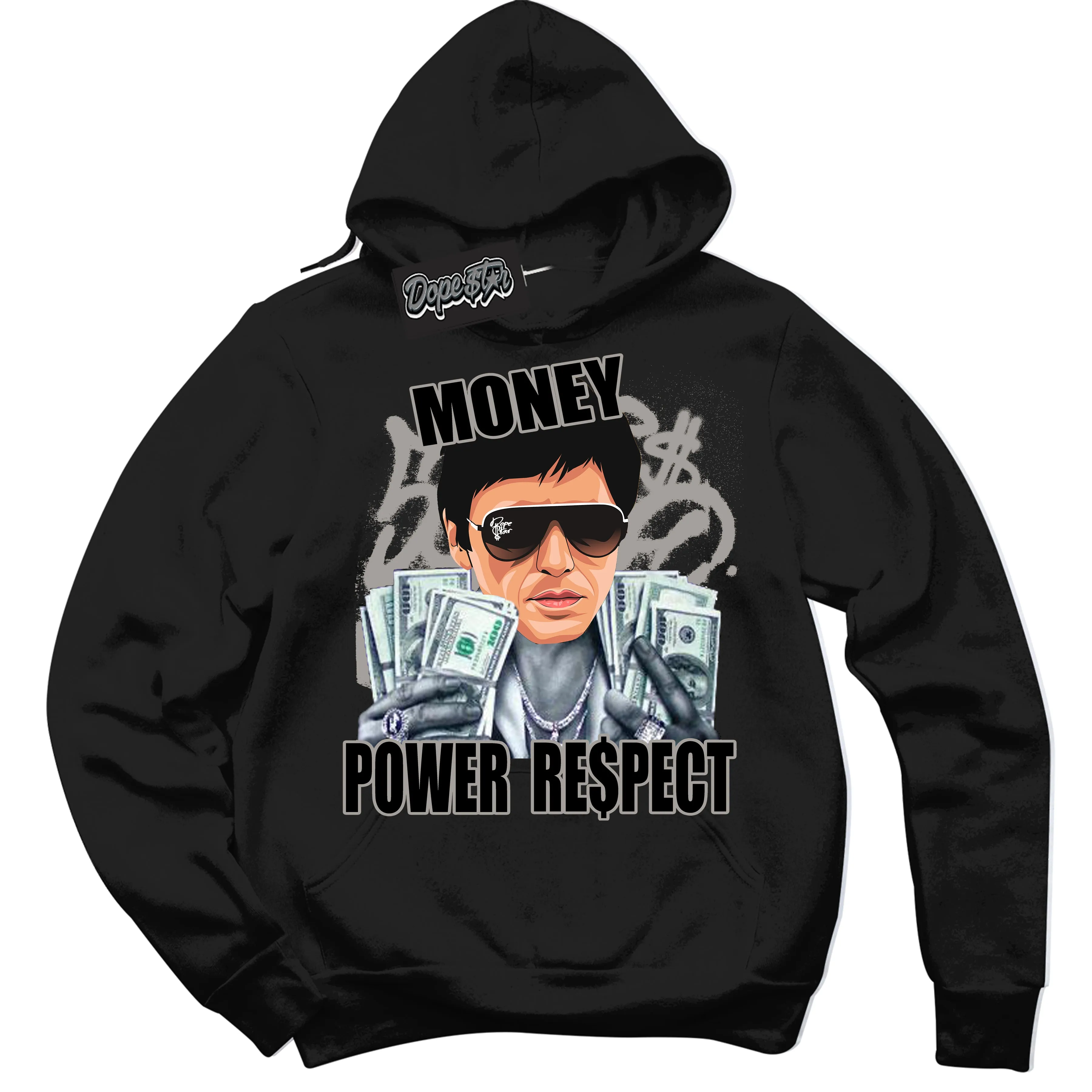 Satin Shadow 1s Sneaker Hoodie Tony Montana Graphic