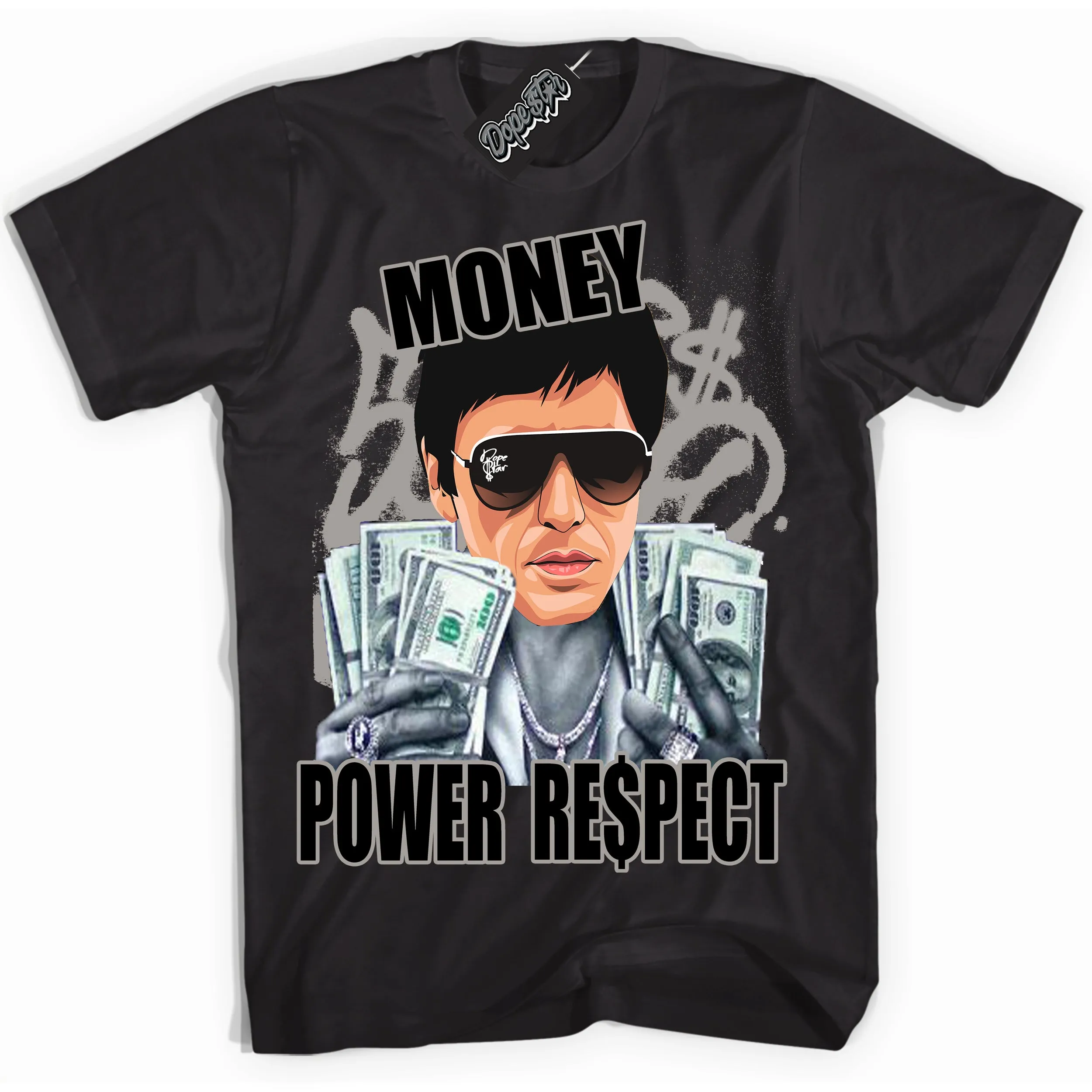 Satin Shadow 1s Sneaker Shirt Tony Montana Graphic