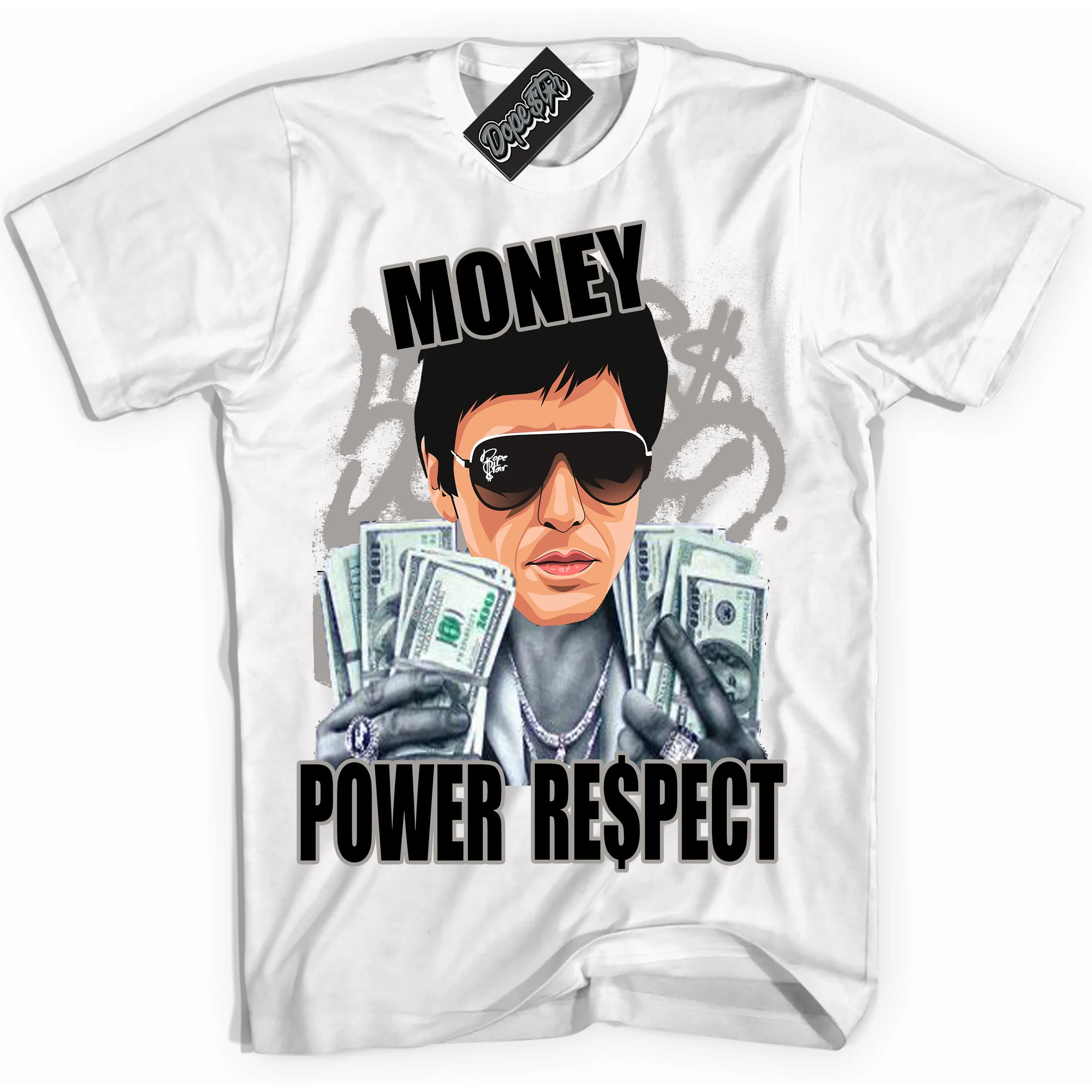 Satin Shadow 1s Sneaker Shirt Tony Montana Graphic