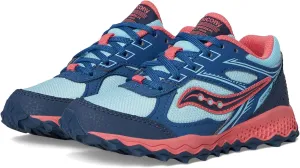 Saucony Cohesion TR14 LTT Trail Running Shoe (Little Big Kid) Sneaker, Aqua/Coral, 3.5 US Unisex