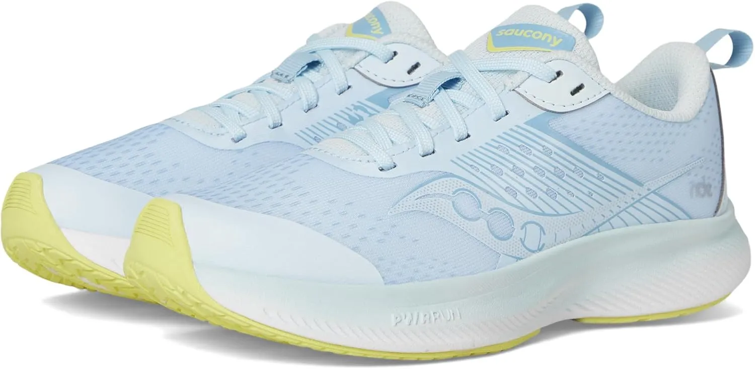 Saucony Ride Kidz Sneaker, Blue, 4 US Unisex Big Kid