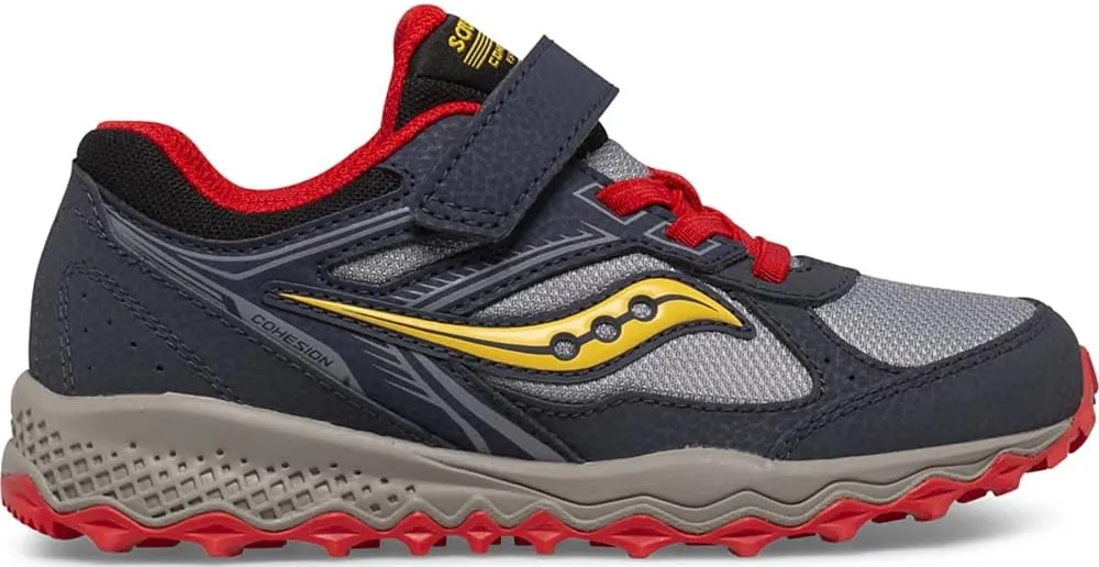 Saucony Unisex-Child Cohesion Tr14 Alternative Closure Trail Running Shoe