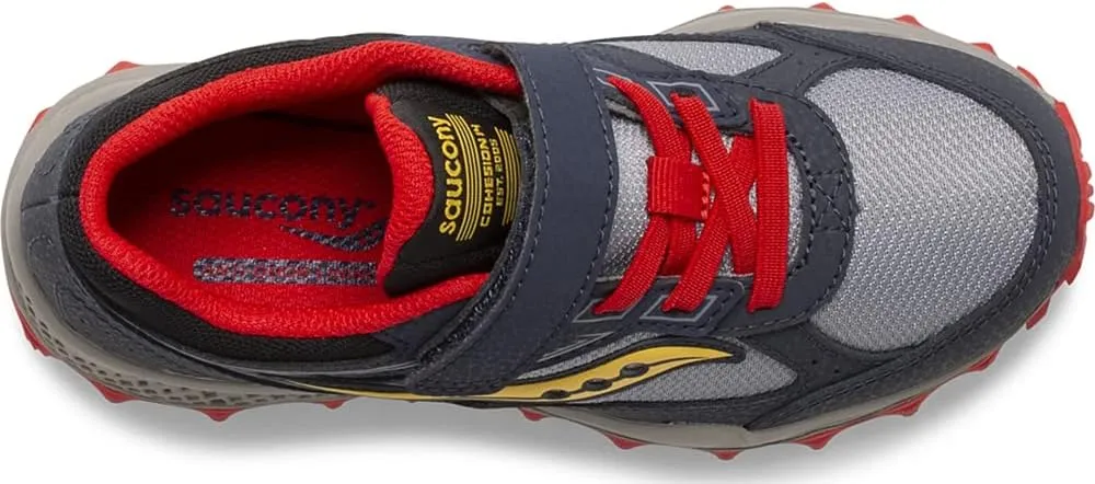 Saucony Unisex-Child Cohesion Tr14 Alternative Closure Trail Running Shoe