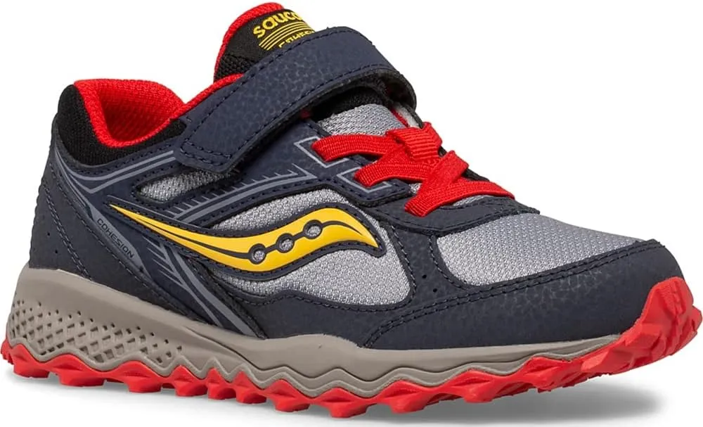 Saucony Unisex-Child Cohesion Tr14 Alternative Closure Trail Running Shoe
