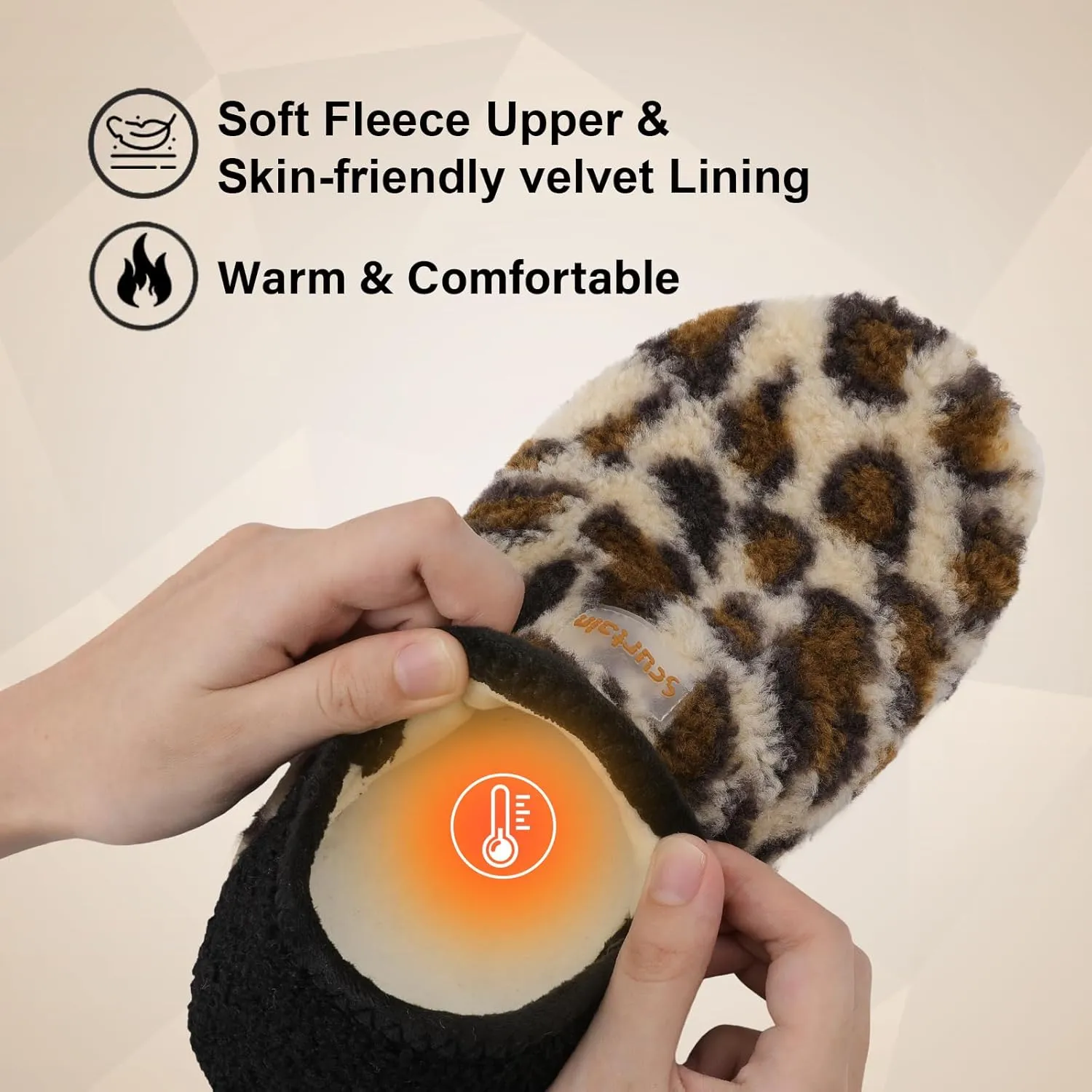 Scurtain Slippers for Women Men House Slipper Socks Lightweight Unisex Adults Barefoot Shoes Non-Slip Travel Slippers