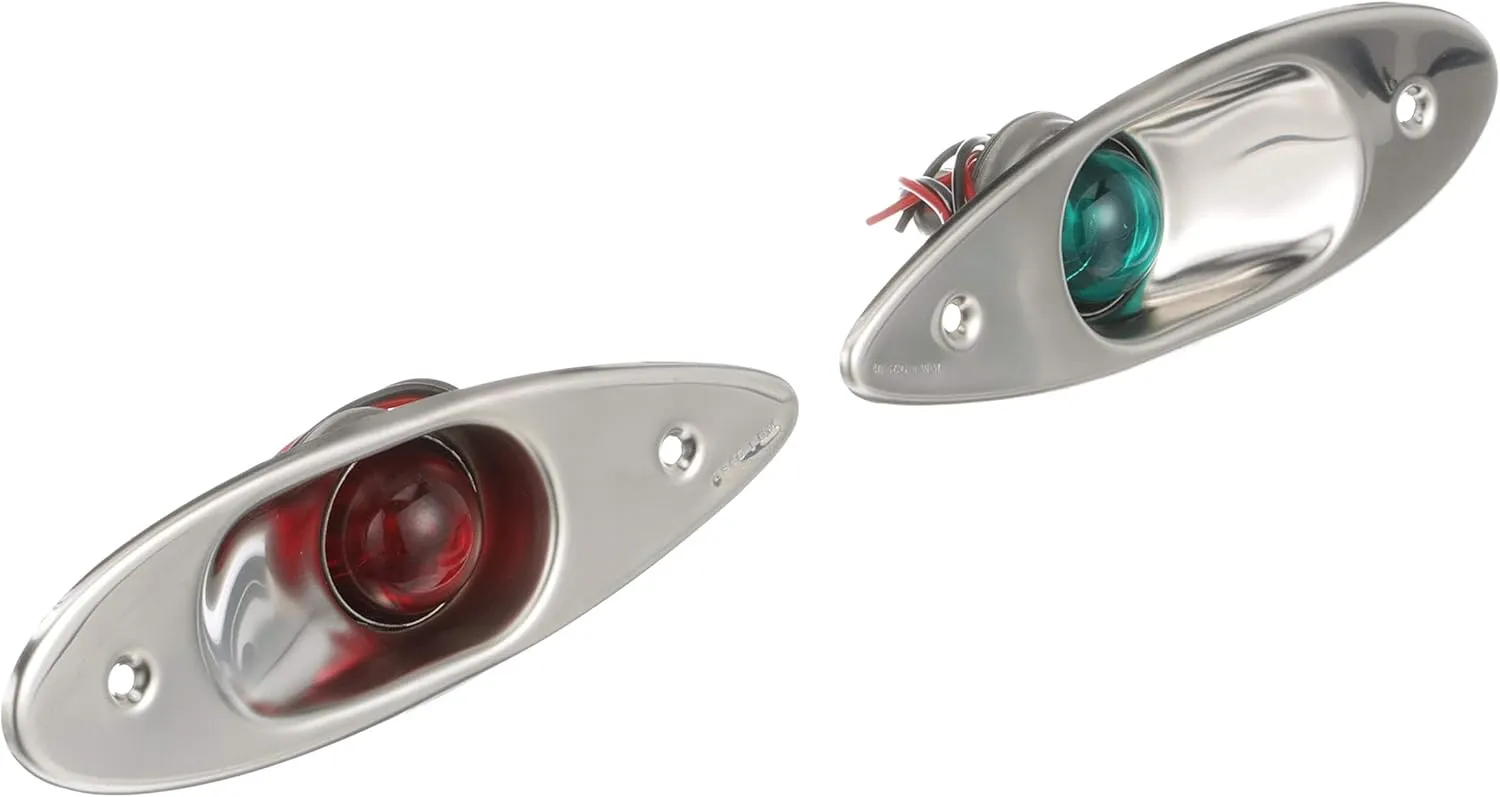 Seachoice Stainless Steel Port and Starboard Side Light