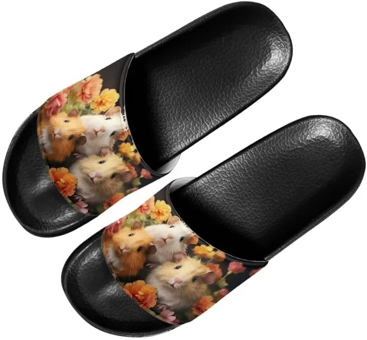 Semioury Geometry Summer Slippers for Women Galaxy Forest Travel Cozy Soft Comfy Thick Shoes Beach Sandal Bathroom Slipper